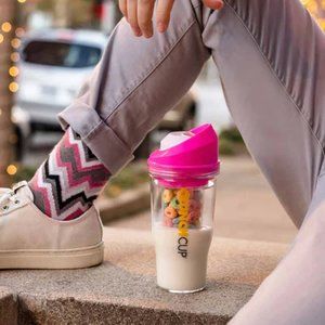 NEW - Cereal on the Go Cup - Crunch Cup